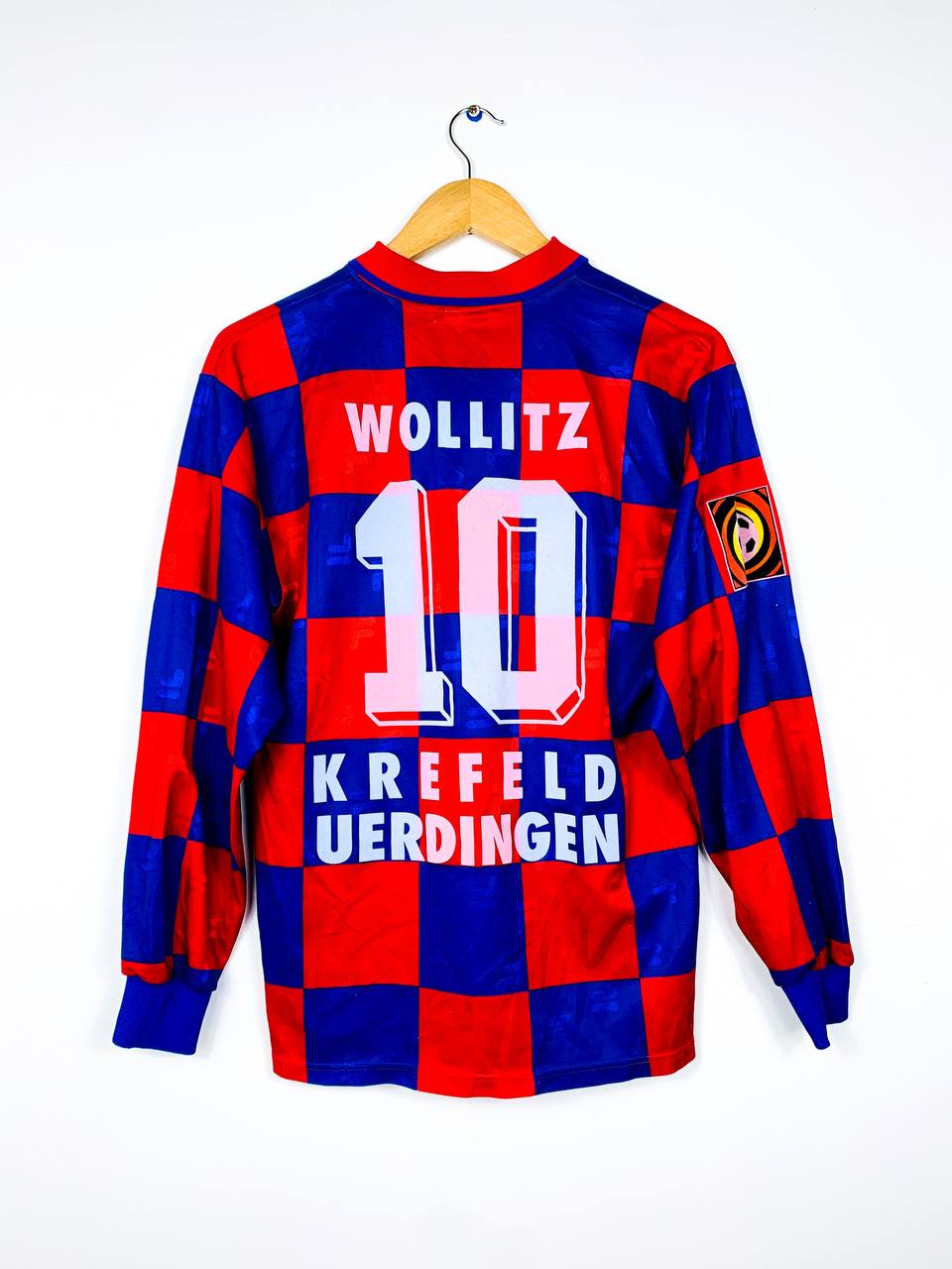 KFC UERDINGEN 1997/1998 HOME SHIRT #10 WOLLITZ