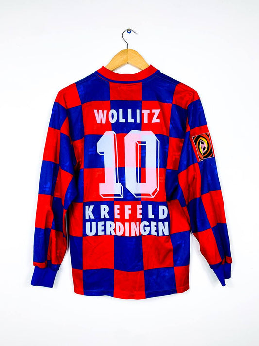 KFC UERDINGEN 1997/1998 HOME SHIRT #10 WOLLITZ