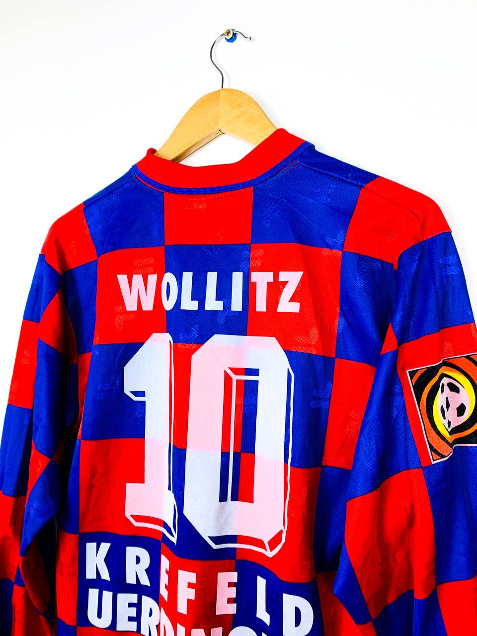 KFC UERDINGEN 1997/1998 HOME SHIRT #10 WOLLITZ