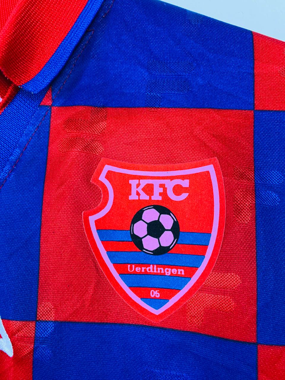 KFC UERDINGEN 1997/1998 HOME SHIRT #10 WOLLITZ