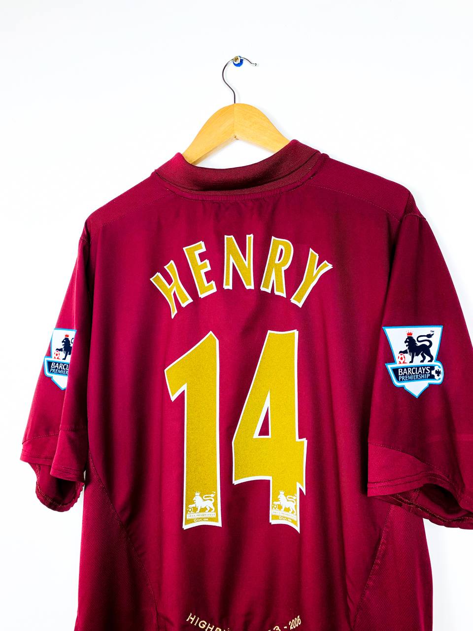 ARSENAL 2005/2006 HOME SHIRT #14 HENRY