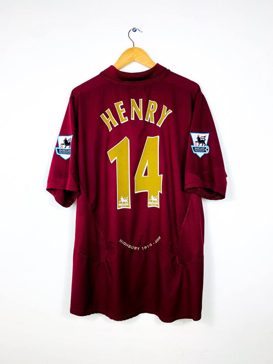 ARSENAL 2005/2006 HOME SHIRT #14 HENRY