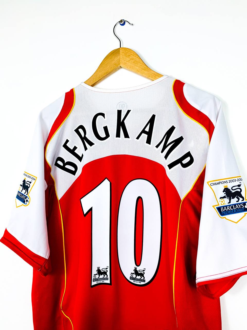 ARSENAL 2004/2005 HOME SHIRT #10 BERGKAMP