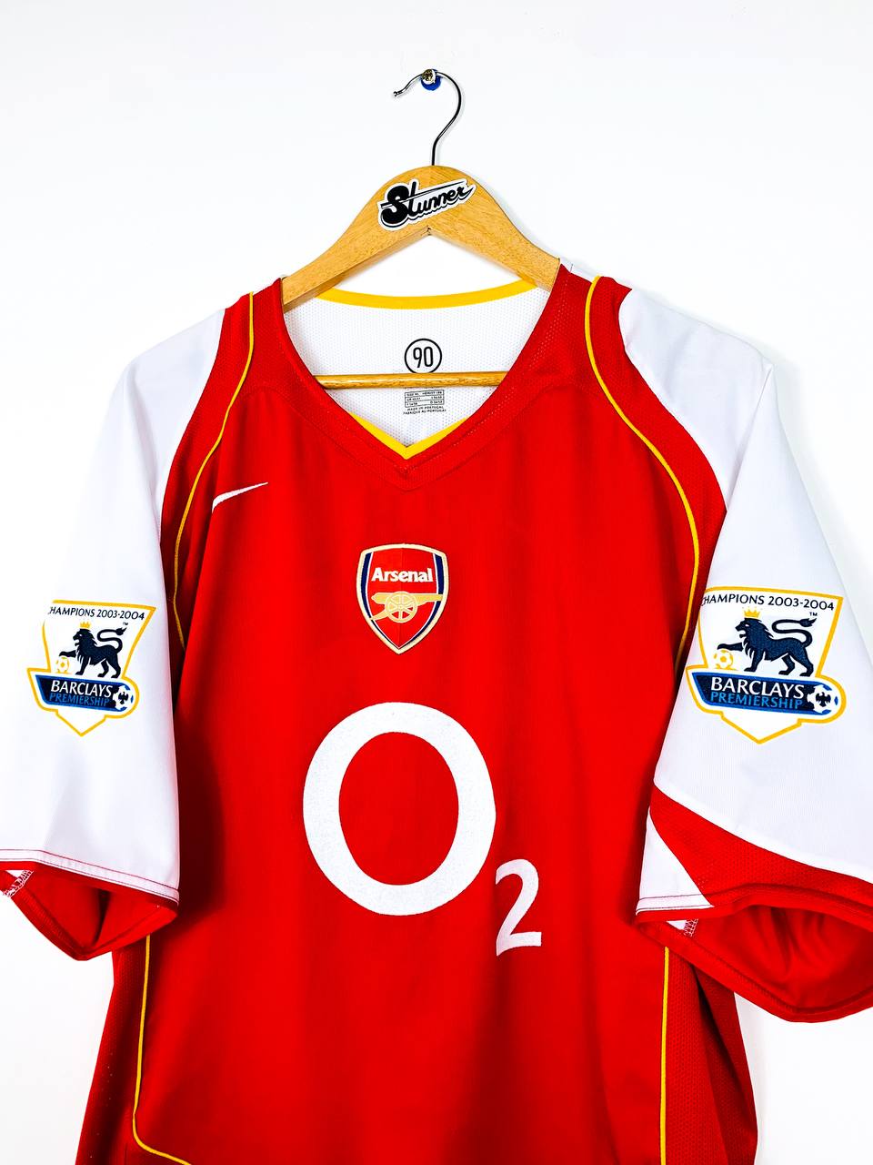 ARSENAL 2004/2005 HOME SHIRT #10 BERGKAMP