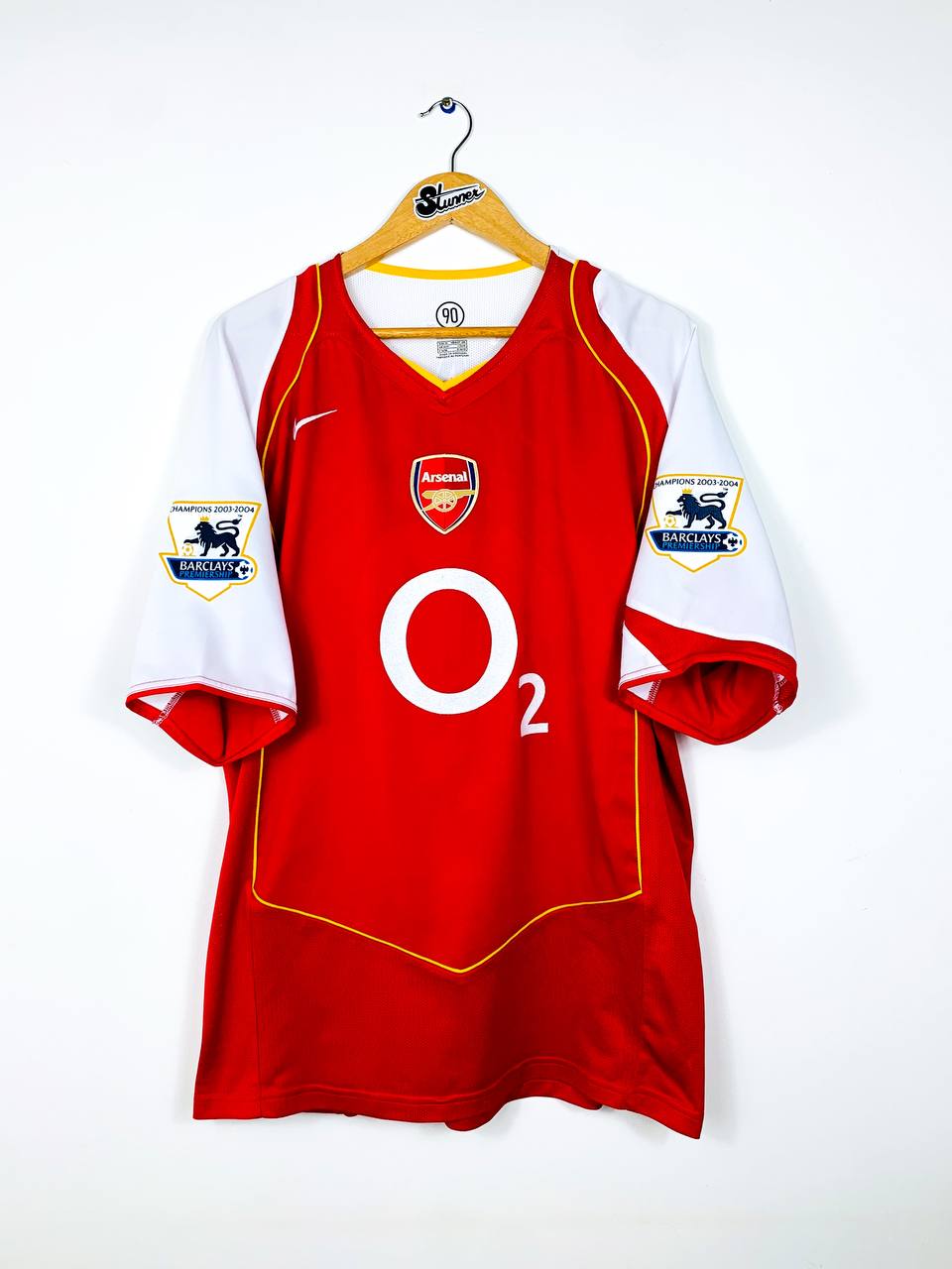 ARSENAL 2004/2005 HOME SHIRT #10 BERGKAMP