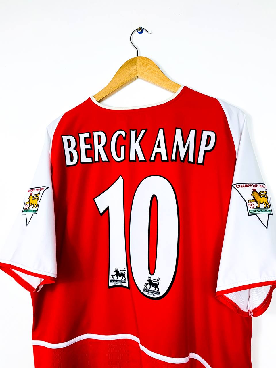 ARSENAL 2002/2004 HOME SHIRT #10 BERGKAMP [XL/XXL]