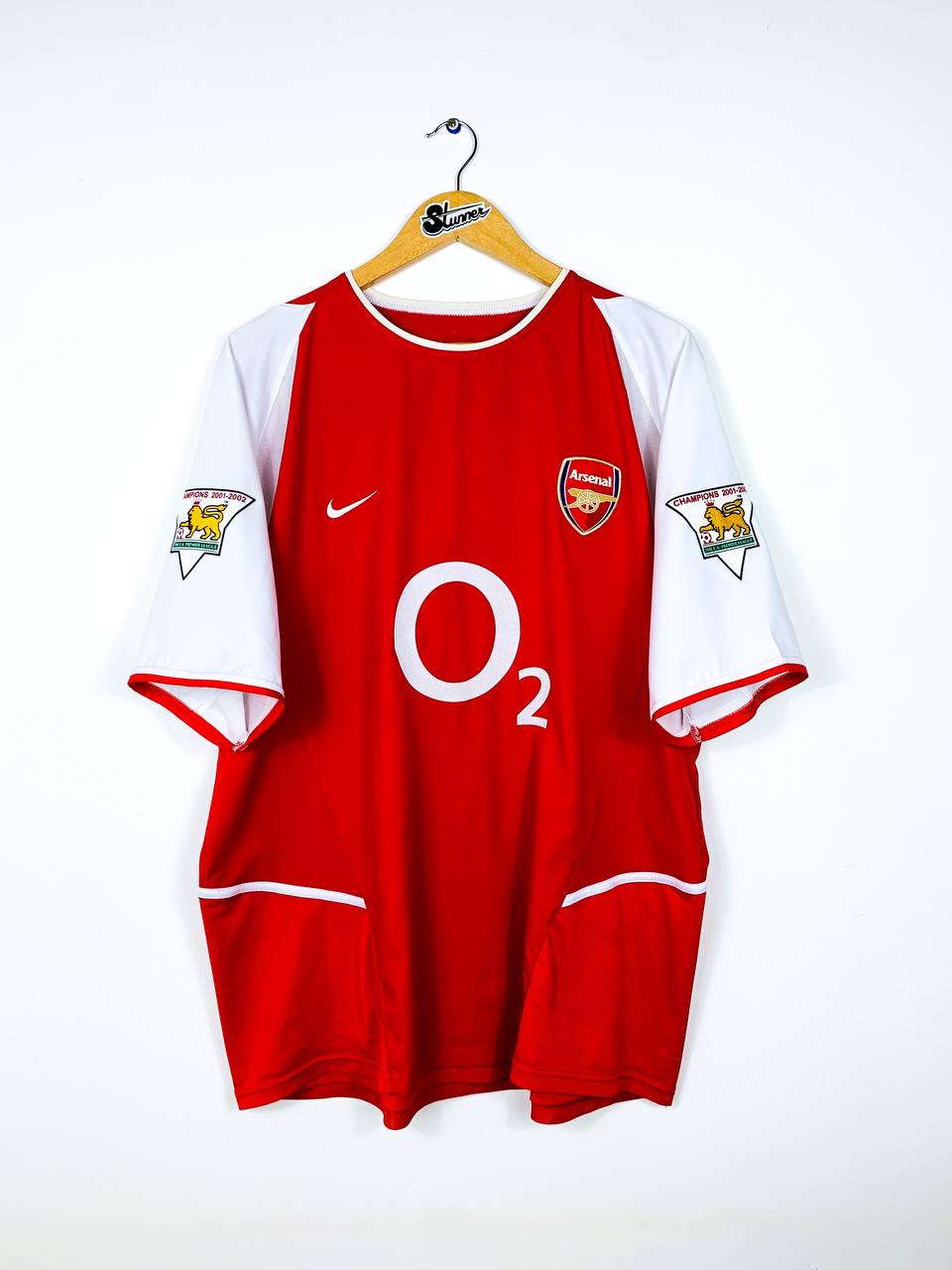 ARSENAL 2002/2004 HOME SHIRT #10 BERGKAMP [XL/XXL]