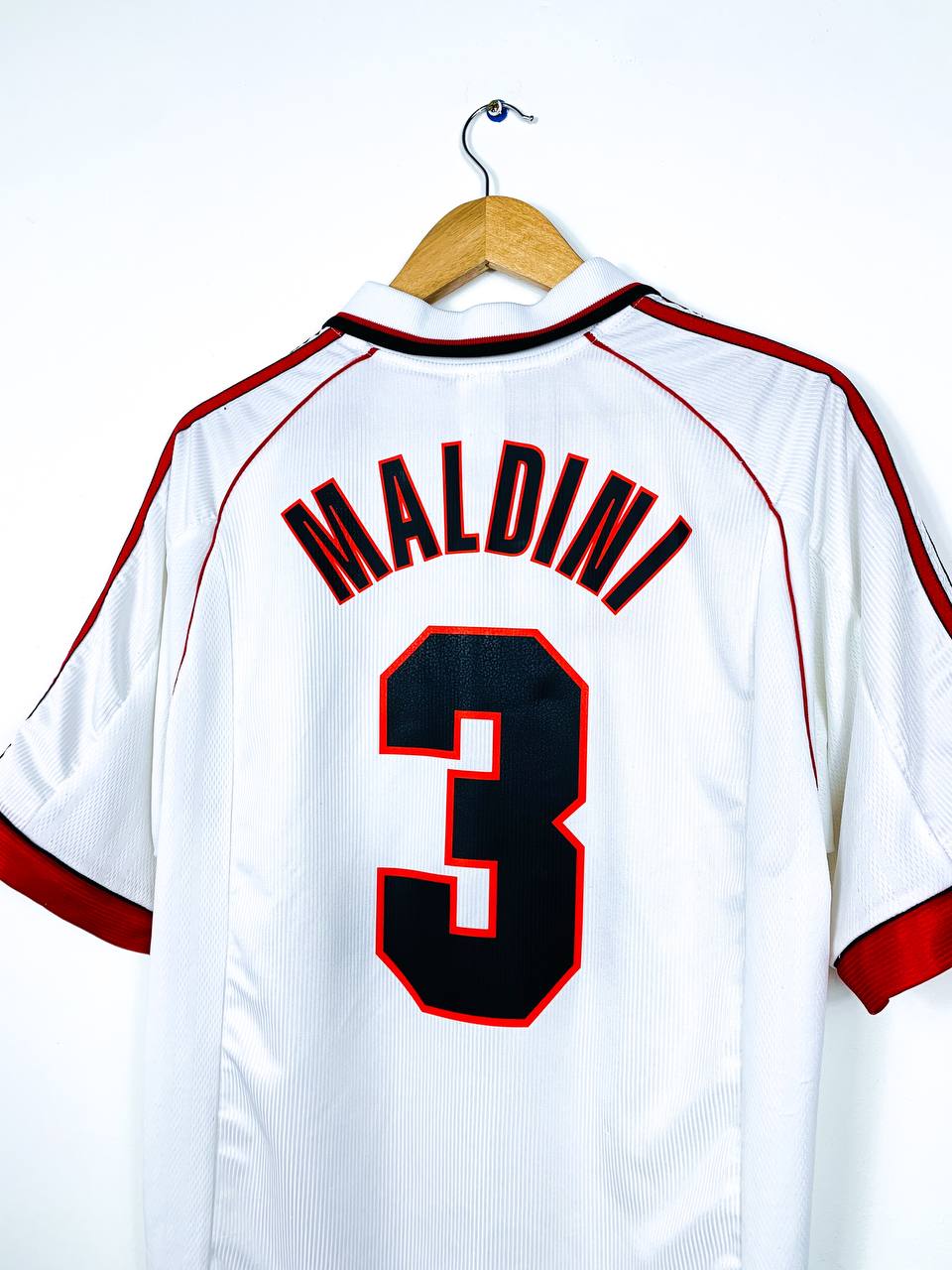 AC MILAN 1998/1999 AWAY SHIRT #3 MALDINI