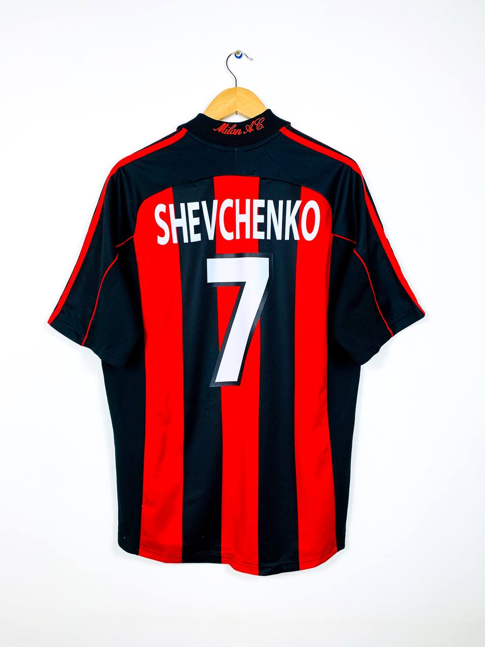 AC MILAN 2000/2002 HOME SHIRT #7 SHEVCHENKO