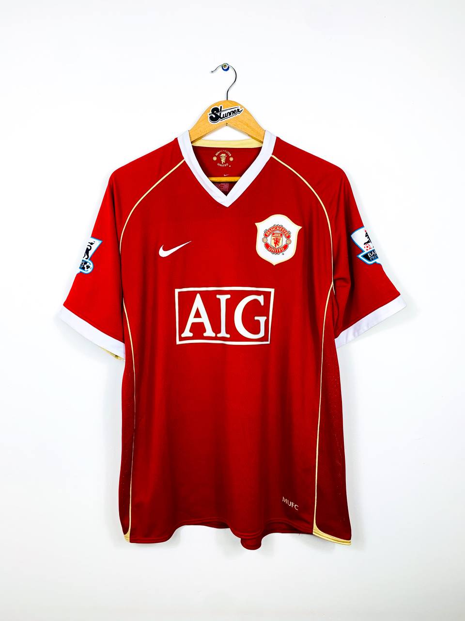 MANCHESTER UNITED 2006/2007 HOME SHIRT #7 RONALDO