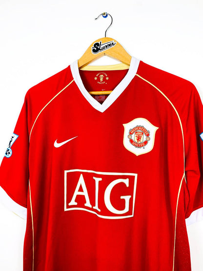 MANCHESTER UNITED 2006/2007 HOME SHIRT #7 RONALDO