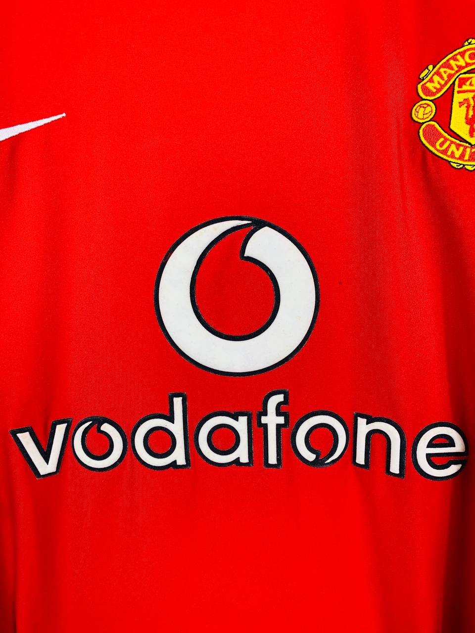 MANCHESTER UNITED 2002/2004 HOME SHIRT #7 RONALDO [XXL]