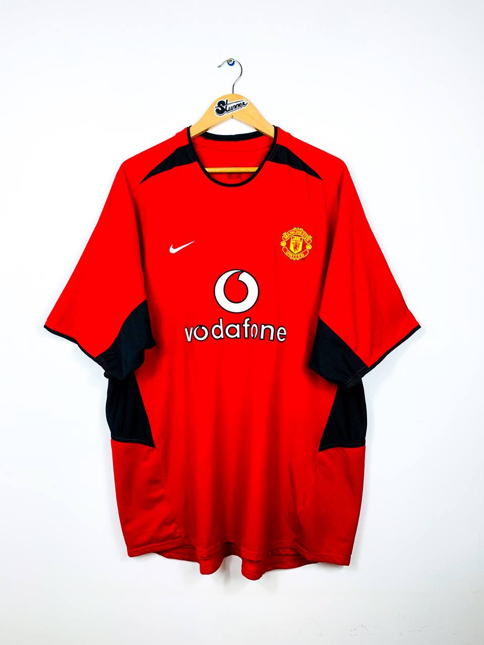 MANCHESTER UNITED 2002/2004 HOME SHIRT #7 RONALDO [XXL]