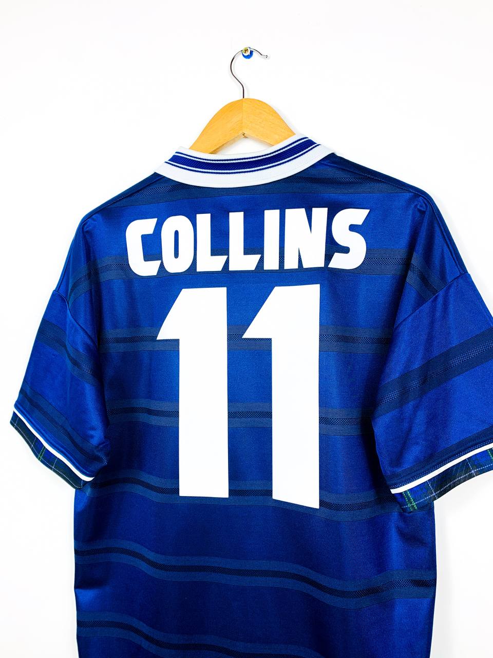 SCOTLAND 1998/2000 HOME SHIRT #11 COLLINS