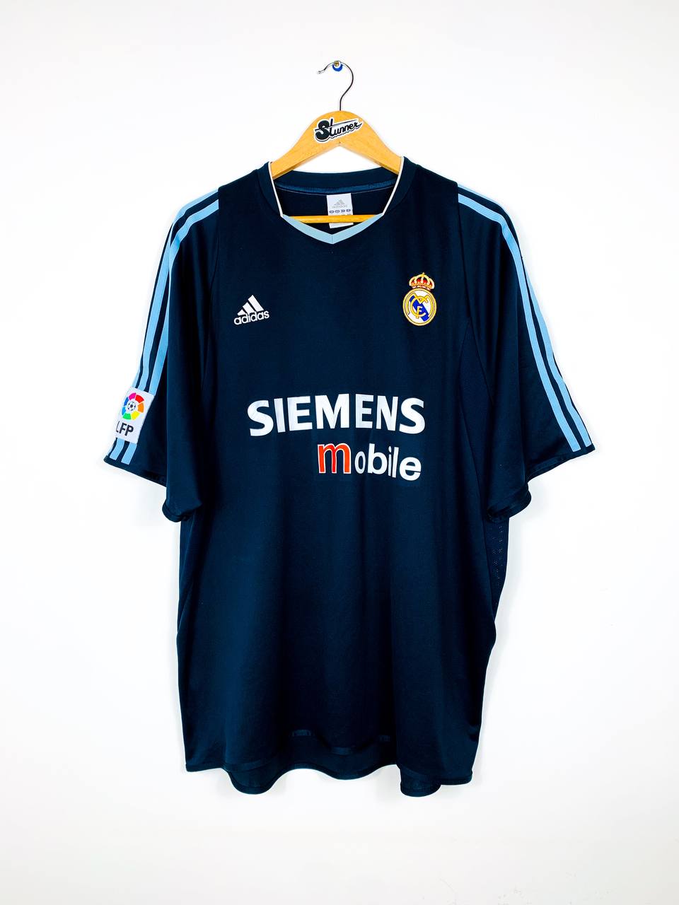 REAL MADRID 2003/2004 AWAY SHIRT #9 RONALDO [XXL]