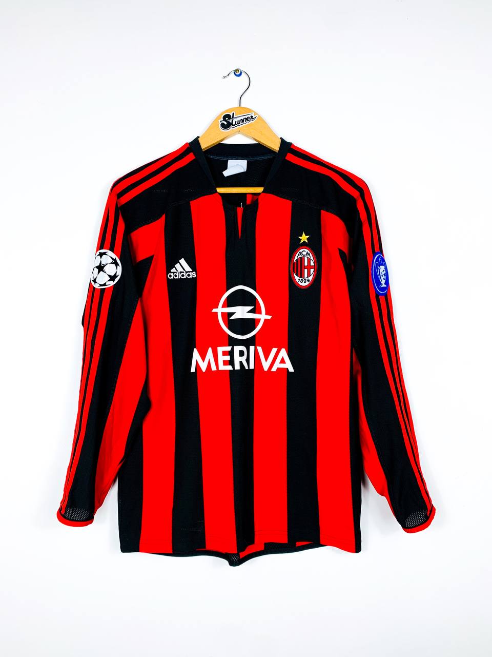 AC MILAN 2003/2004 HOME SHIRT #22 KAKA [L/S]