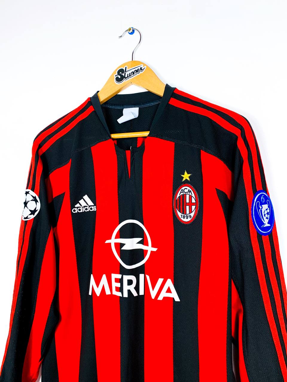 AC MILAN 2003/2004 HOME SHIRT #22 KAKA [L/S]