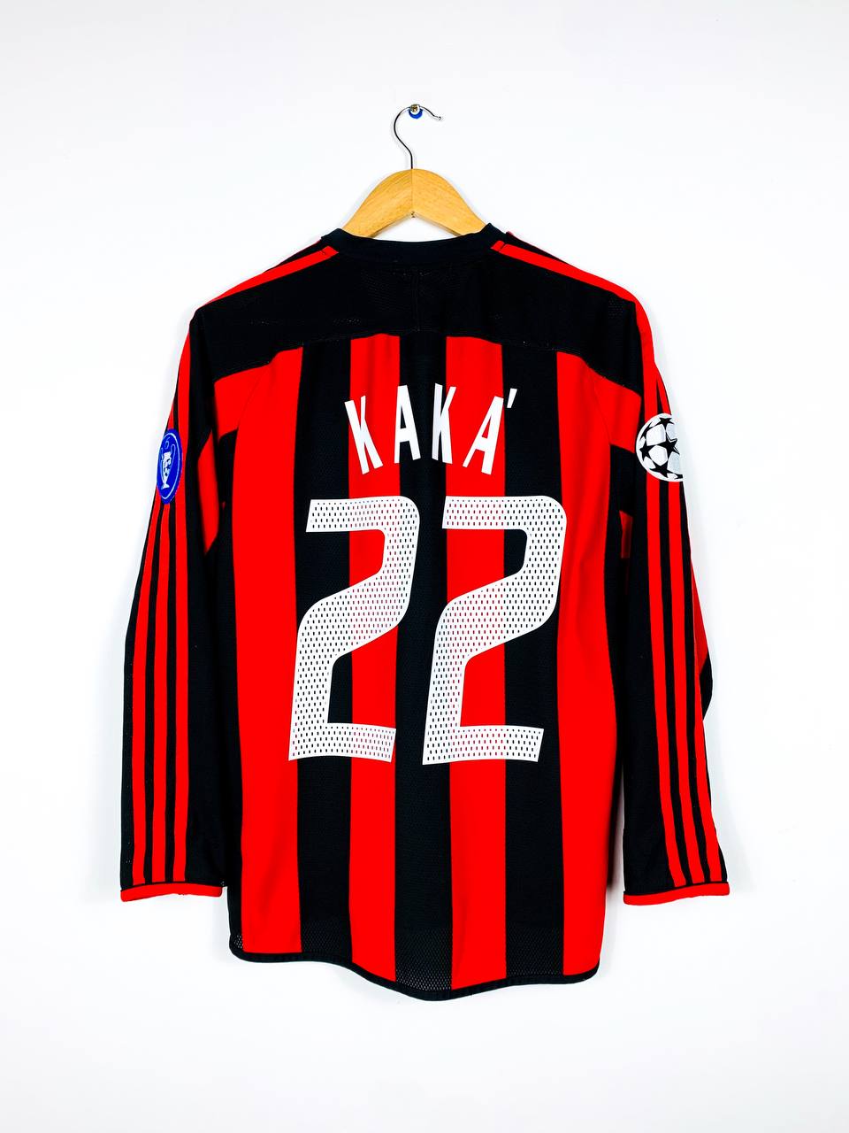AC MILAN 2003/2004 HOME SHIRT #22 KAKA [L/S]