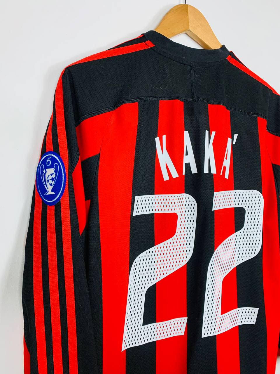 AC MILAN 2003/2004 HOME SHIRT #22 KAKA [L/S]