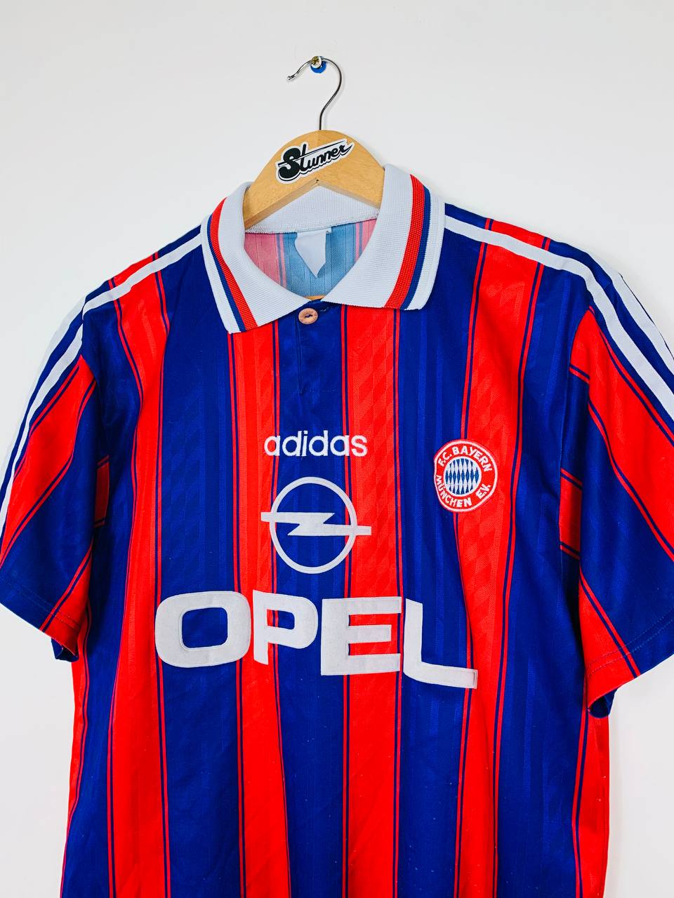 BAYERN MUNICH 1995/1997 HOME SHIRT #18 KLINSMANN