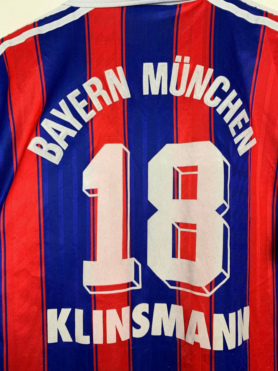 BAYERN MUNICH 1995/1997 HOME SHIRT #18 KLINSMANN