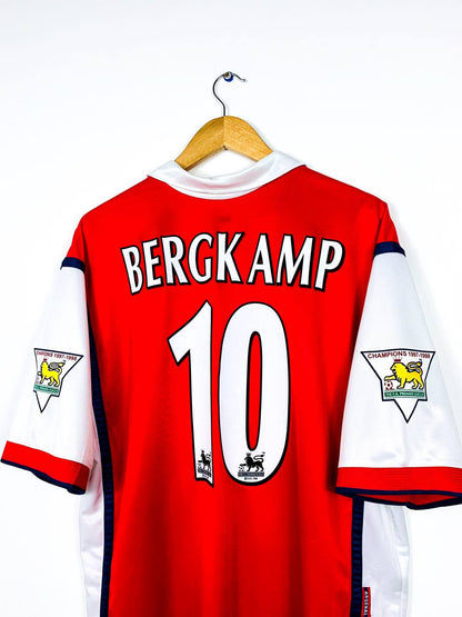 ARSENAL 1998/1999 HOME SHIRT #10 BERGKAMP [XL]