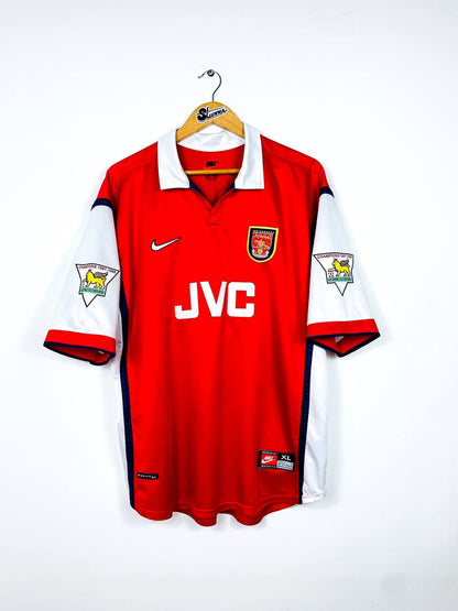 ARSENAL 1998/1999 HOME SHIRT #10 BERGKAMP [XL]