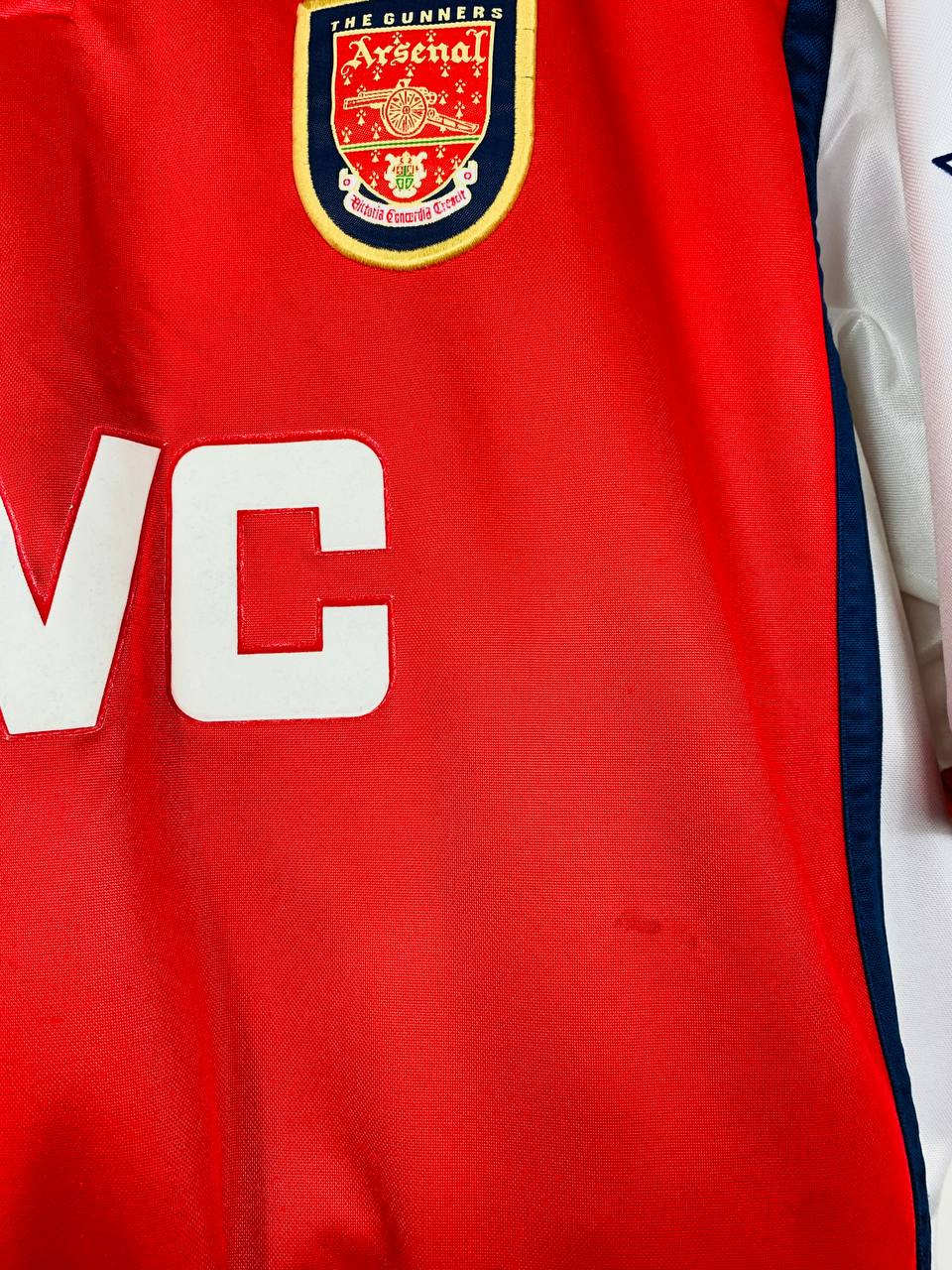 ARSENAL 1998/1999 HOME SHIRT #10 BERGKAMP [XL]