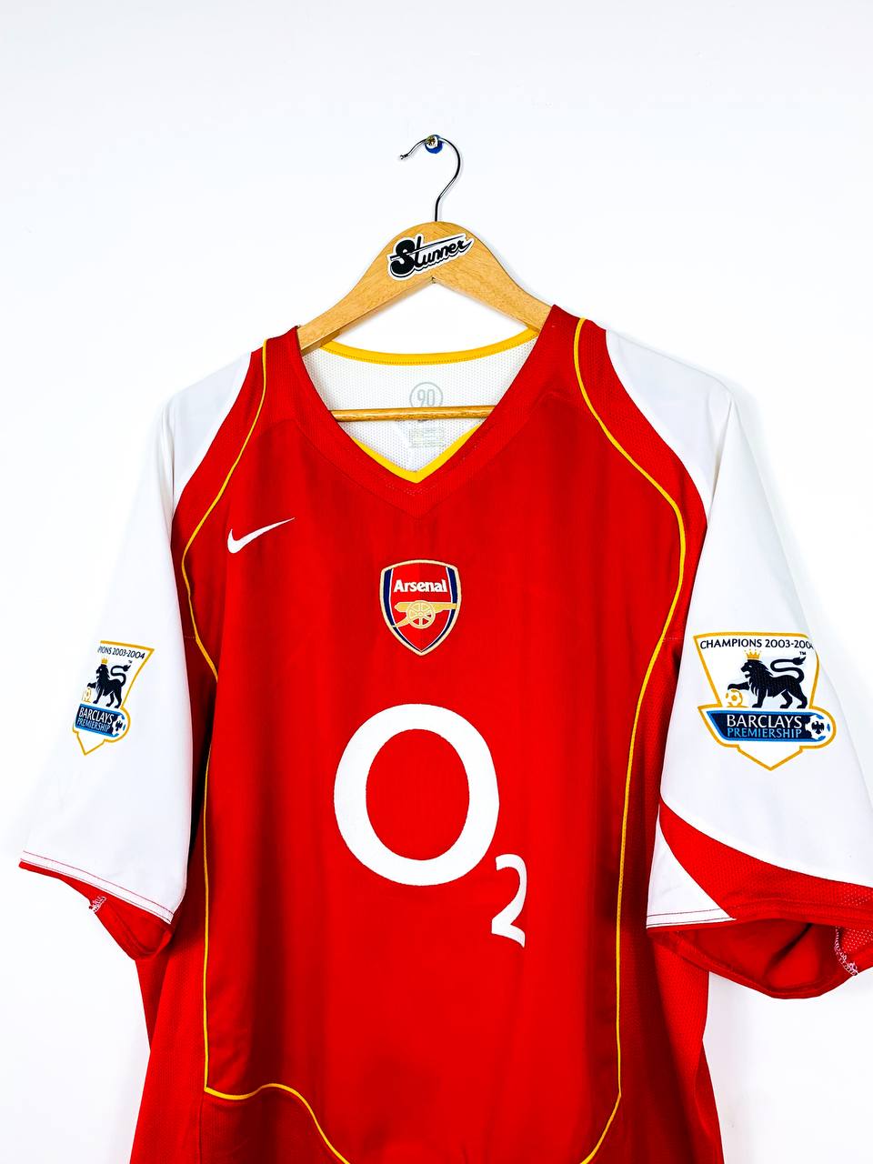 ARSENAL 2004/2005 HOME SHIRT #10 BERGKAMP [XXL]