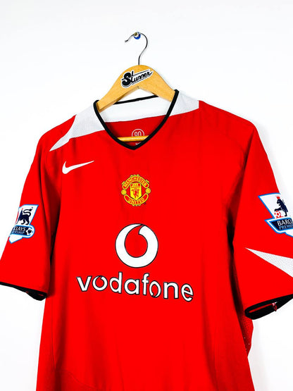 MANCHESTER UNITED 2004/2006 HOME SHIRT #18 SCHOLES