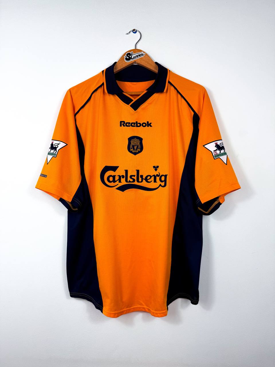 LIVERPOOL 2000/2001 AWAY SHIRT #17 GERRARD [L]