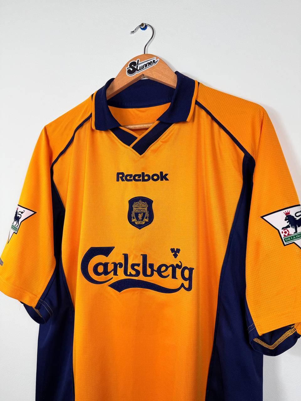 LIVERPOOL 2000/2001 AWAY SHIRT #17 GERRARD [L]