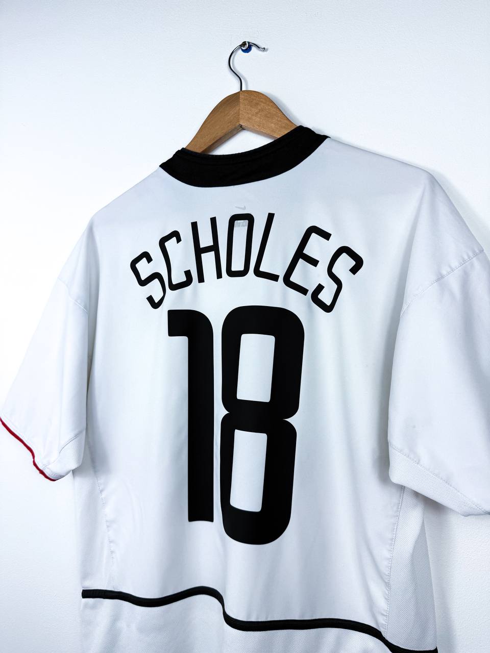 MANCHESTER UNITED 2002/2003 AWAY SHIRT #18 SCHOLES [M]