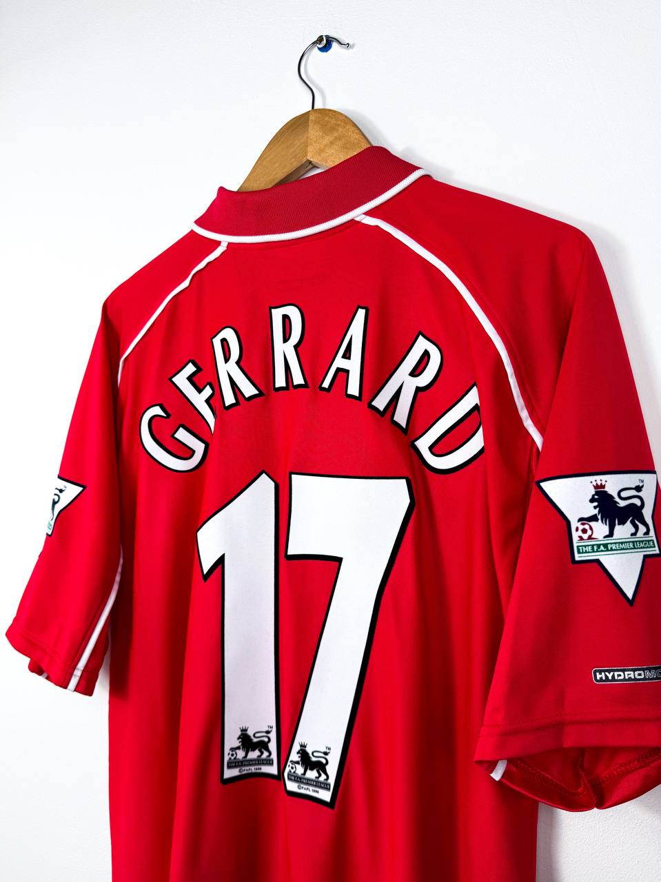 LIVERPOOL 2000/2002 HOME SHIRT #17 GERRARD