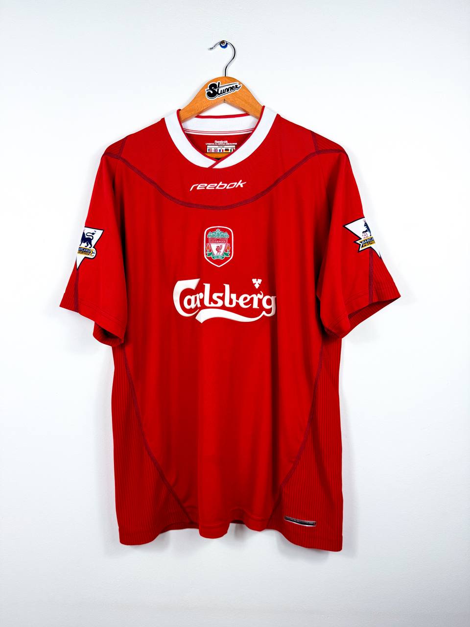 LIVERPOOL 2002/2004 HOME SHIRT #17 GERRARD [L]