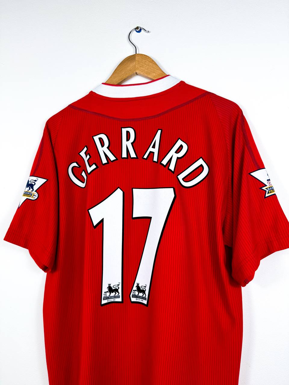 LIVERPOOL 2002/2004 HOME SHIRT #17 GERRARD [L]