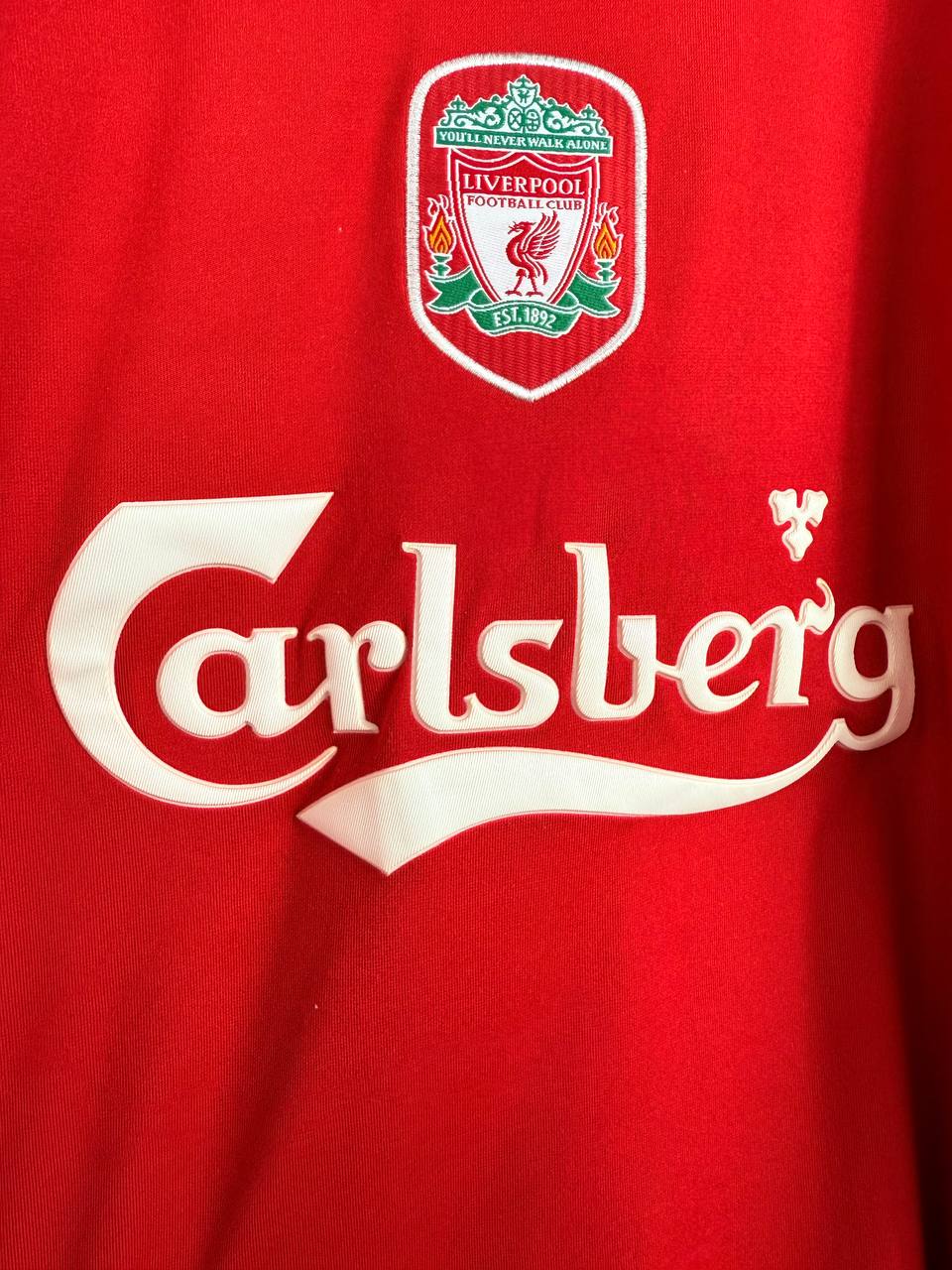 LIVERPOOL 2002/2004 HOME SHIRT #17 GERRARD [L]