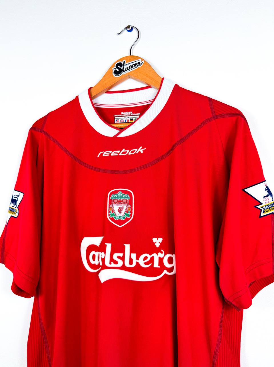 LIVERPOOL 2002/2004 HOME SHIRT #17 GERRARD [L]