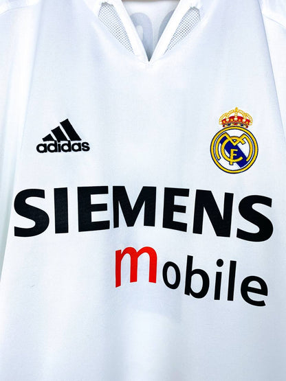 REAL MADRID 2004/2005 HOME SHIRT #5 ZIDANE