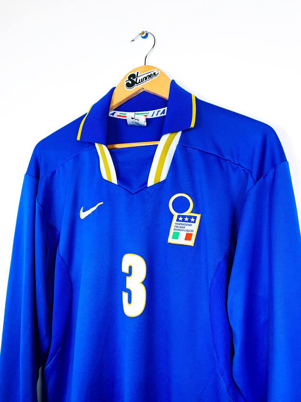 ITALY 1996/1997 HOME SHIRT #3 MALDINI [L/S]