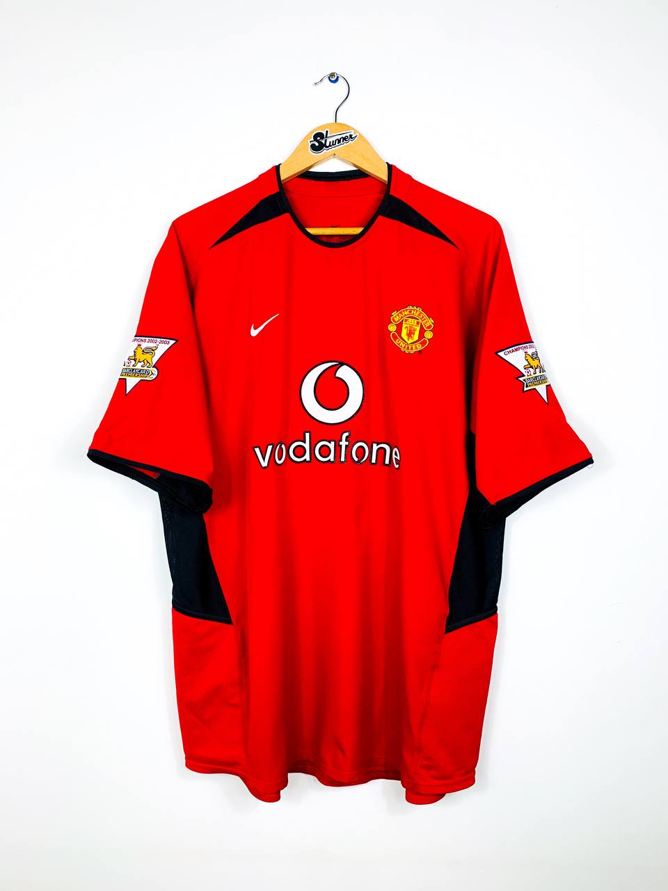 MANCHESTER UNITED 2002/2004 HOME SHIRT #7 RONALDO