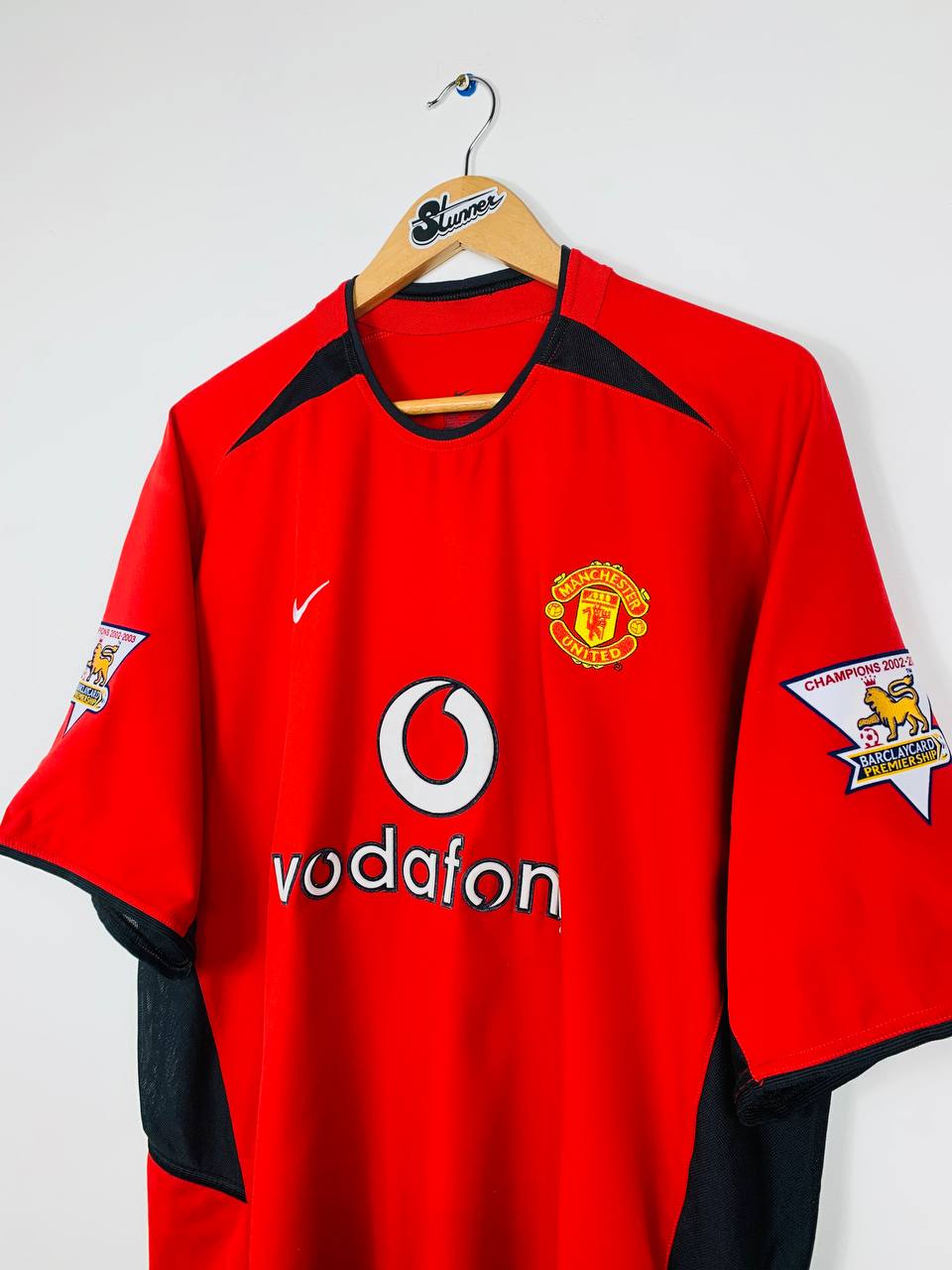 MANCHESTER UNITED 2002/2004 HOME SHIRT #7 RONALDO