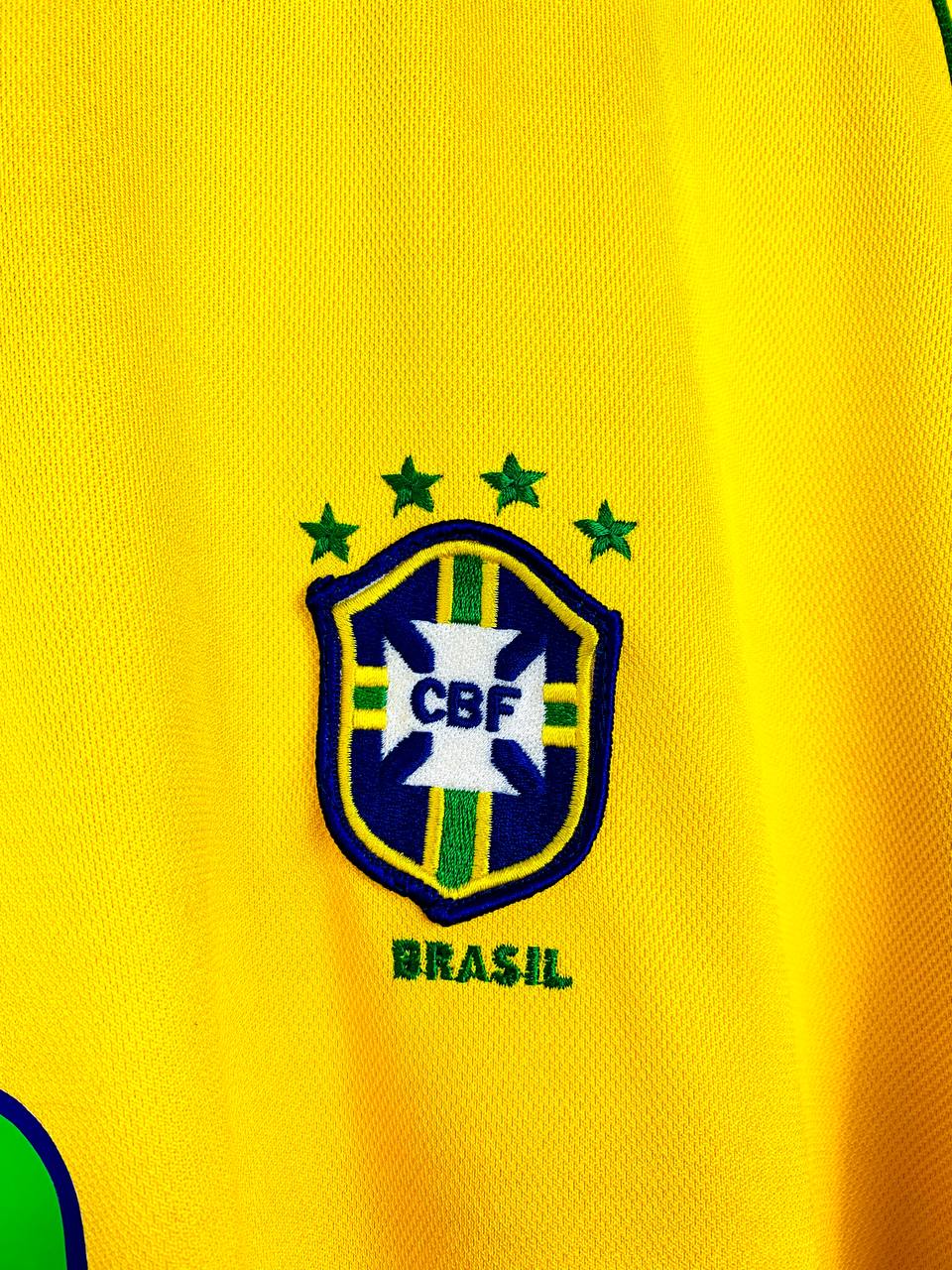 BRAZIL 1998/2000 HOME SHIRT #9 RONALDO [L]