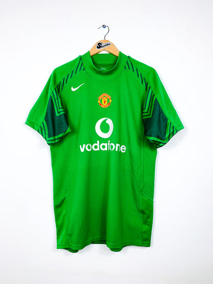 MANCHESTER UNITED 2005/2006 GK SHIRT #19 VAN DER SAR