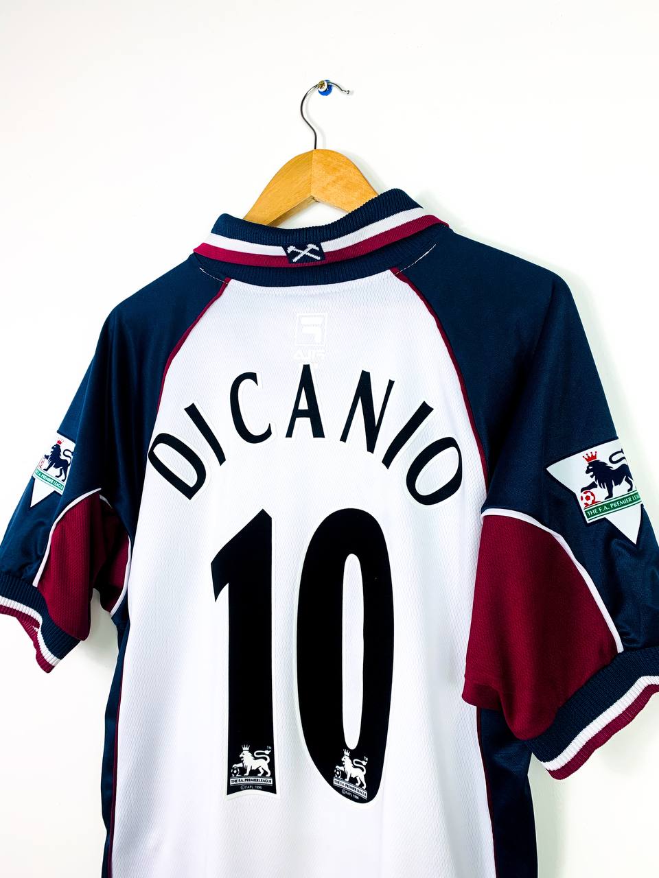 WEST HAM 1999/2001 AWAY SHIRT #10 DI CANIO