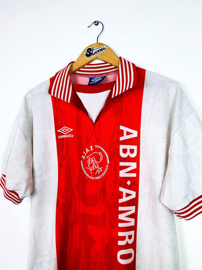 AJAX 1996/1997 HOME SHIRT #11 OVERMARS