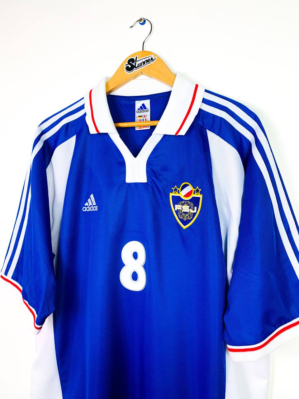 YUGOSLAVIA 2000/2002 HOME SHIRT #8 MIJATOVIC [XL/XXL]