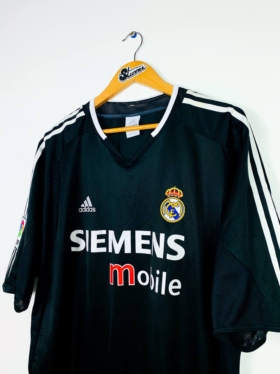 REAL MADRID 2004/2005 AWAY SHIRT #9 RONALDO [XL/XXL]