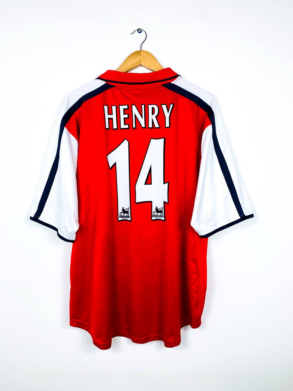 ARSENAL 2000/2002 HOME SHIRT #14 HENRY