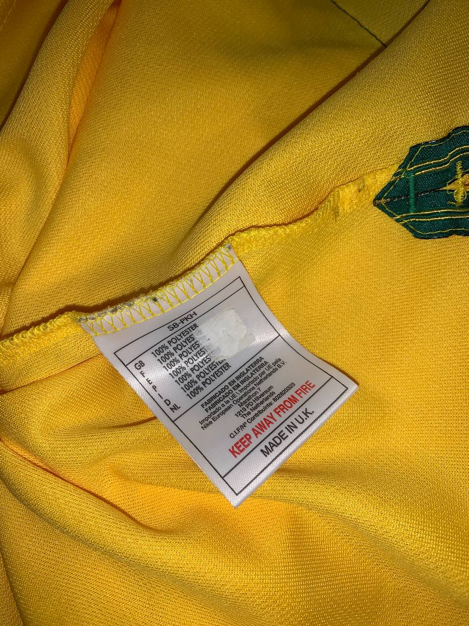 BRAZIL 1998/2000 HOME SHIRT #9 RONALDO [L]